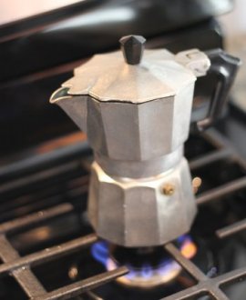 Heat the Stovetop Espresso Maker