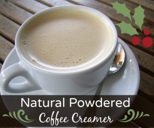 Natural Homemade Powdered Coffee Creamer Recipes! Do-it-yourself christmas and vacation gift suggestion