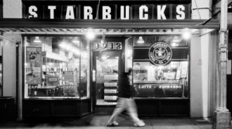 initial Starbucks restaurant, Seattle - A History of Cities in 50 Buildings